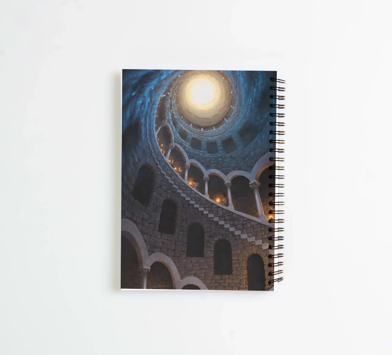 Rob Gonsalves Microcosmos spiral notebook by Trudeau Art Galley