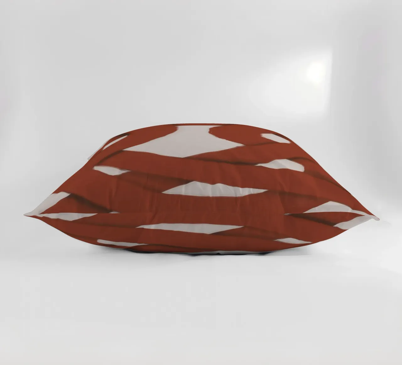 Rosso ad incastro cuscino da Little Dean