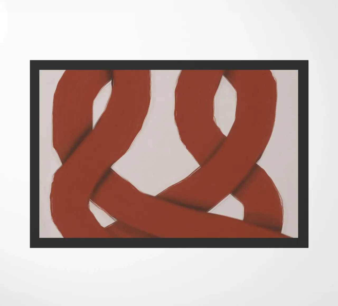 Interlocking red doormat by Little Dean