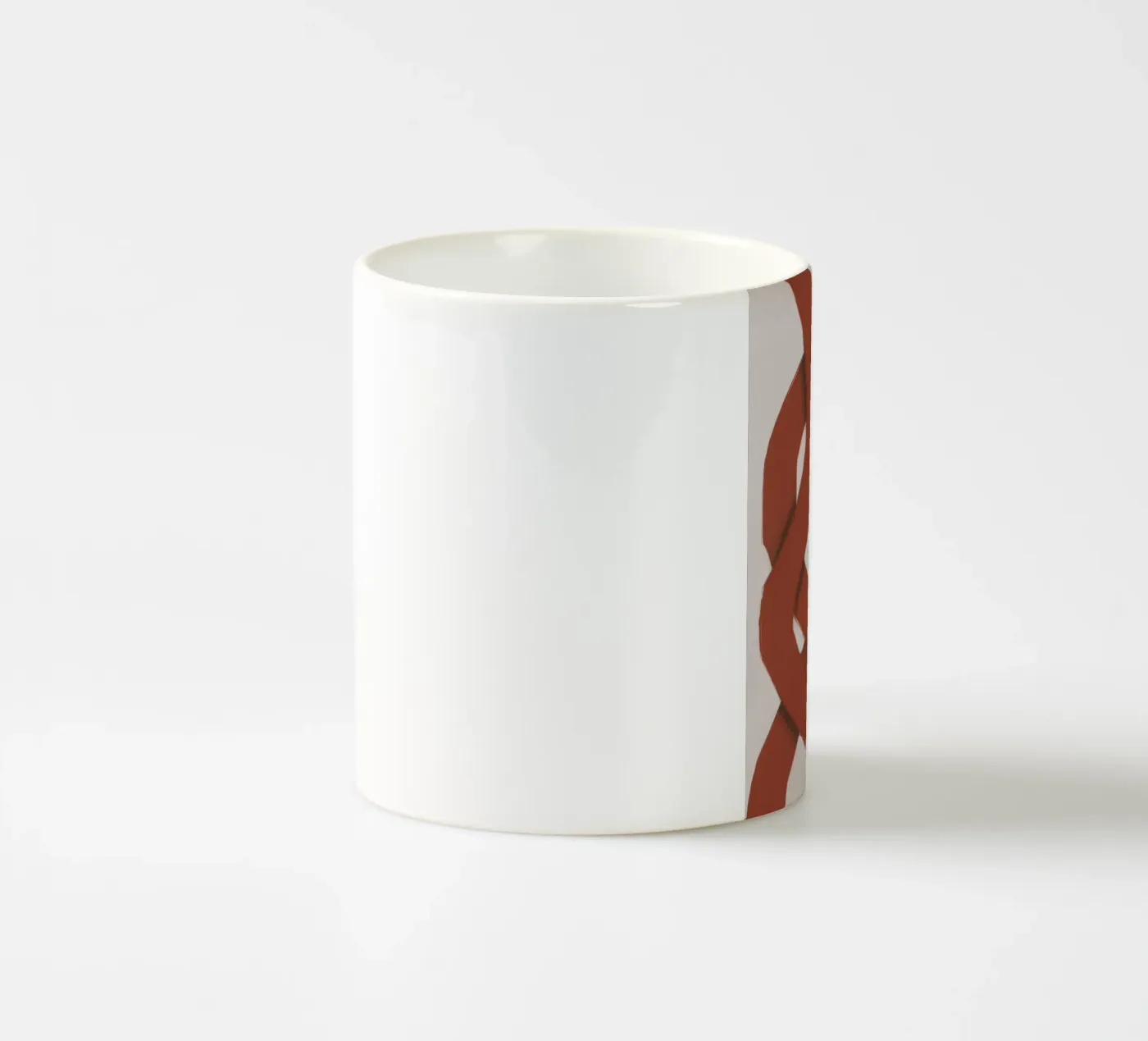 Interlocking red Keramik Tasse von Little Dean