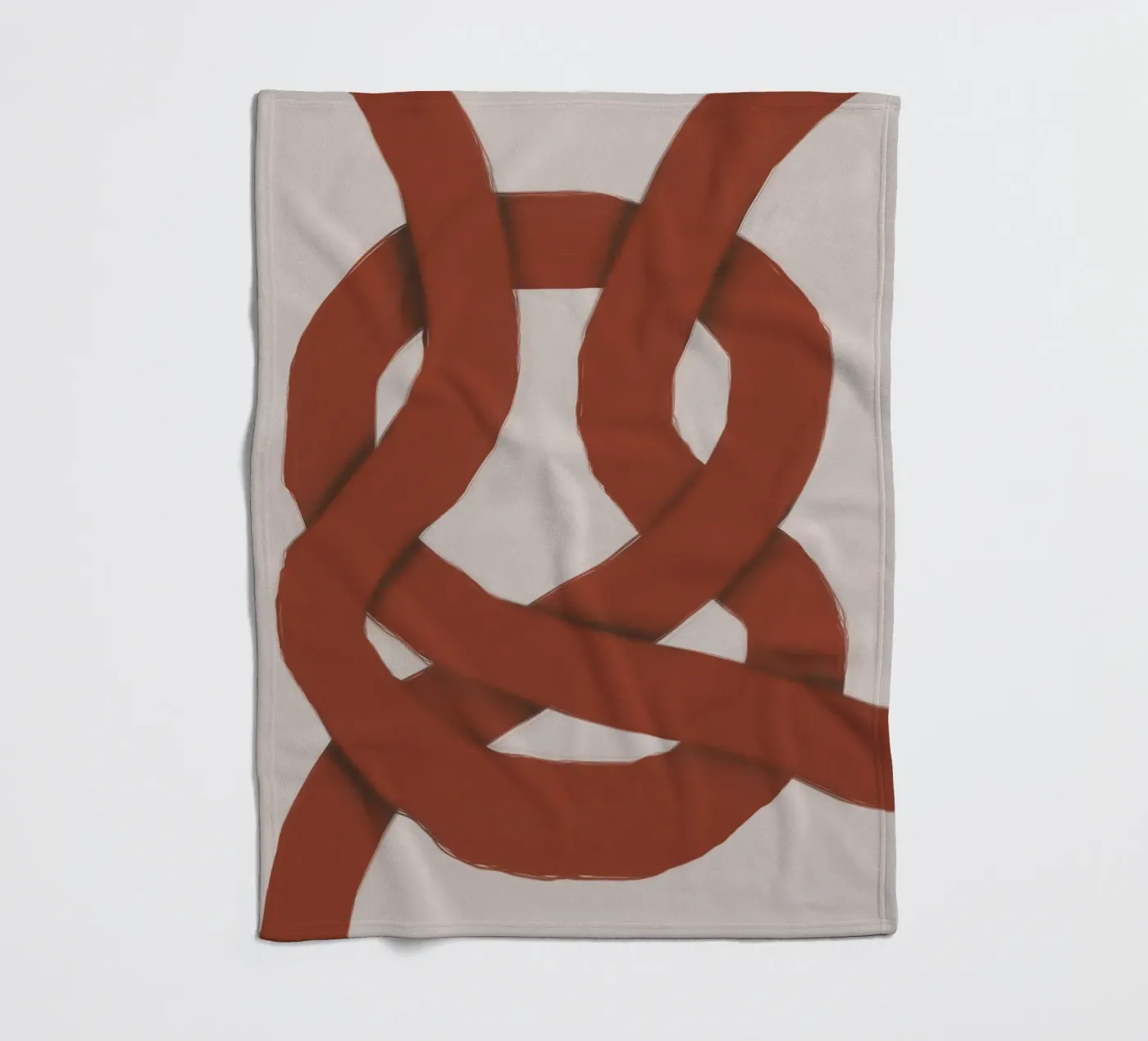 Interlocking red plaid polaire de Little Dean