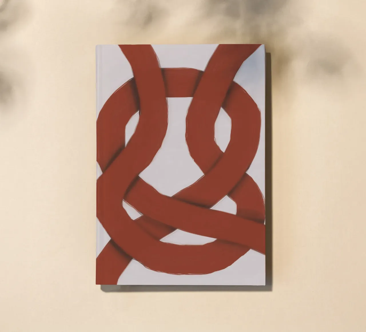 Interlocking red notebook by Little Dean