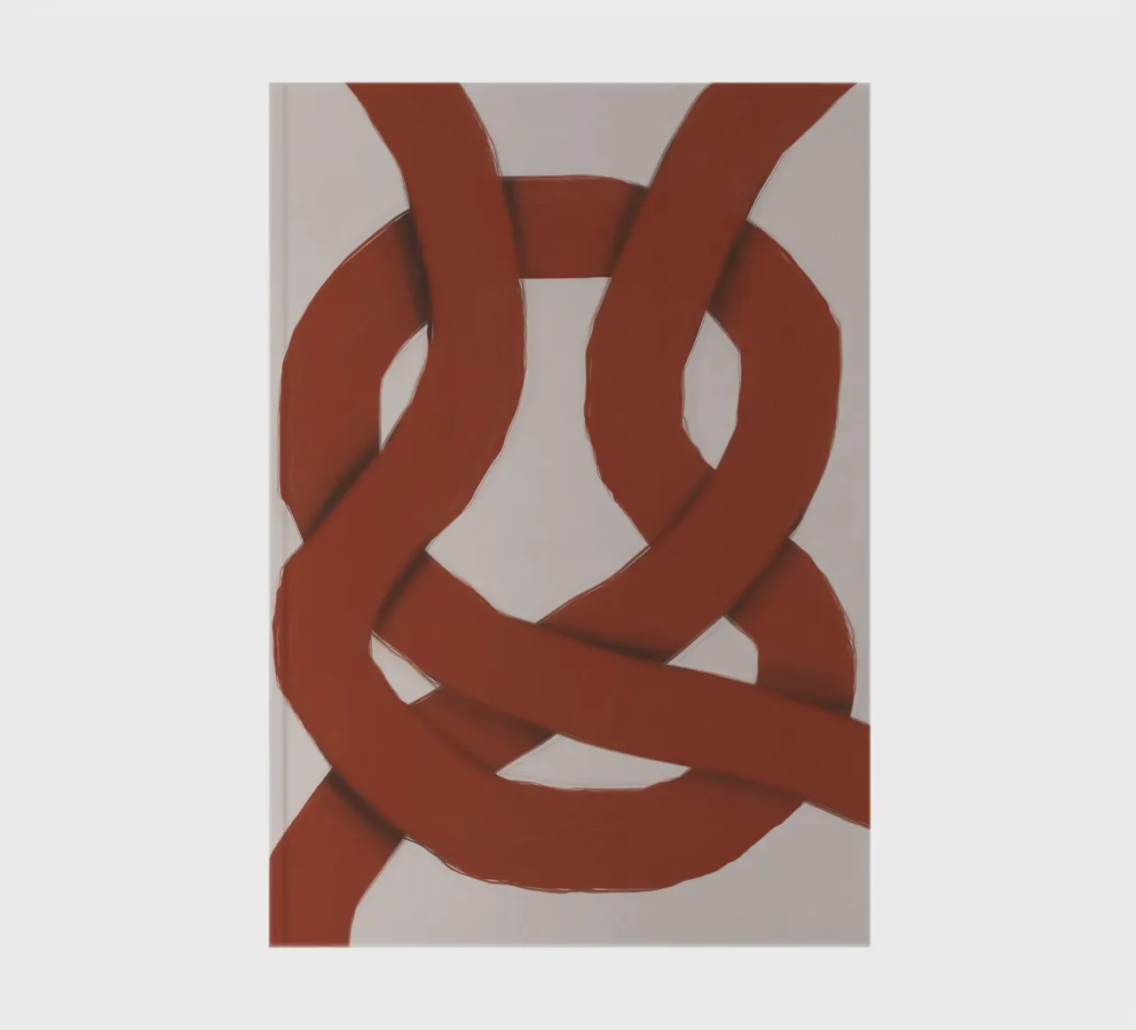 Interlocking red notebook by Little Dean