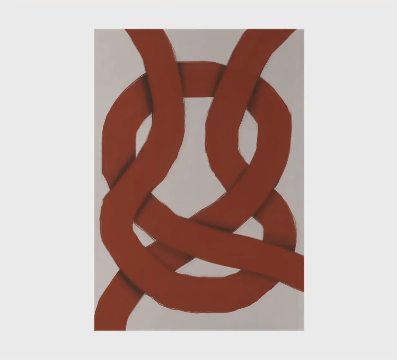 Interlocking red notebook by Little Dean