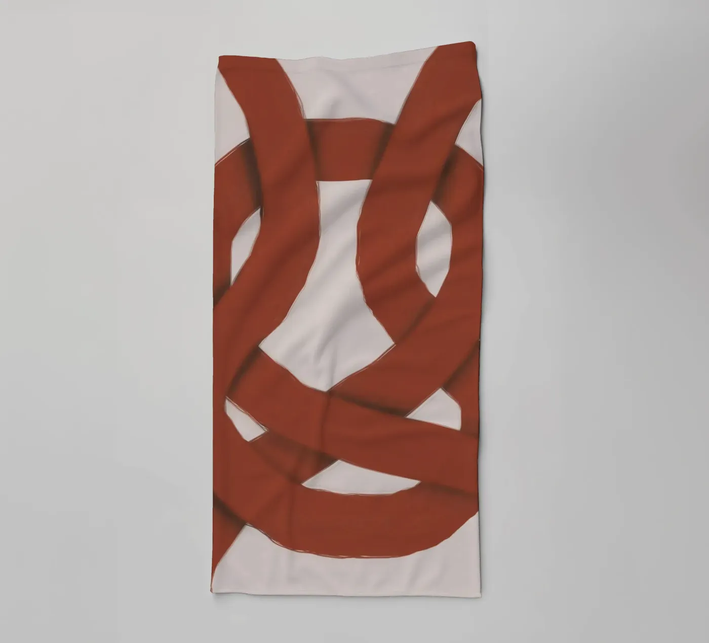 Interlocking rot Handtuch von Little Dean