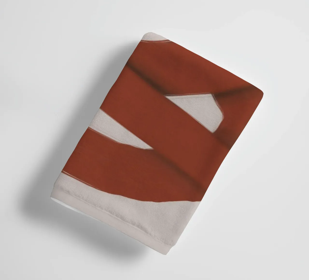 Interlocking red towel by Little Dean