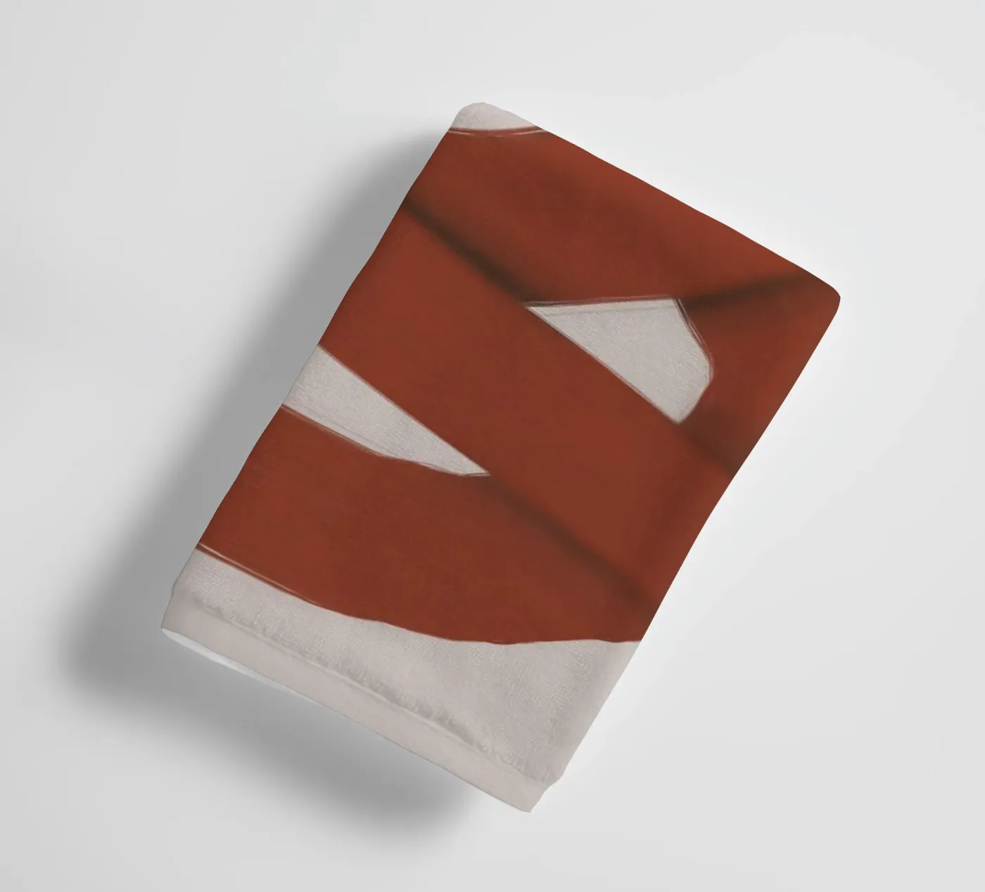 Interlocking rot Handtuch von Little Dean