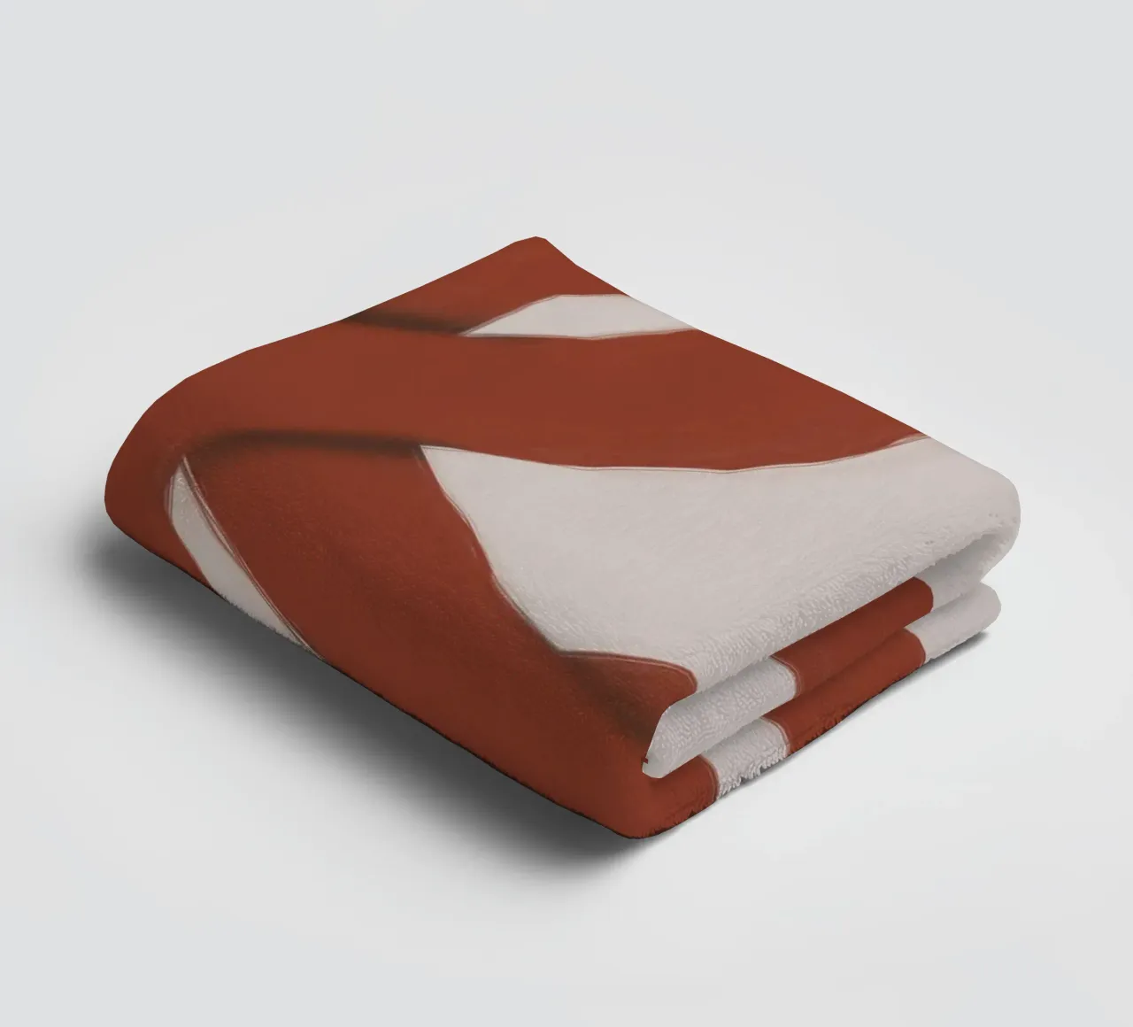 Interlocking red towel by Little Dean