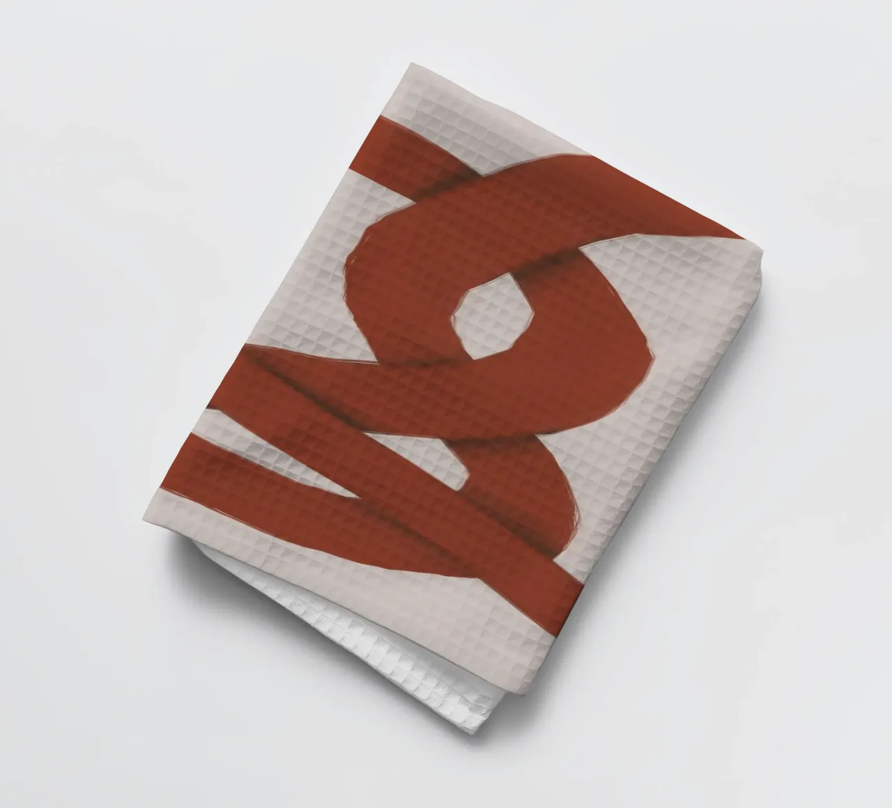 Interlocking red torchon de Little Dean