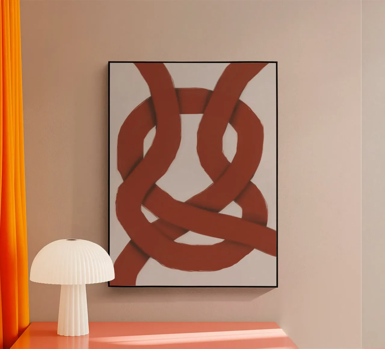 Rosso ad incastro plexiglass da Little Dean