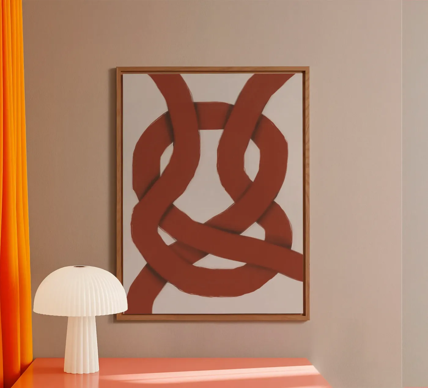 Interlocking red panneau forex de Little Dean