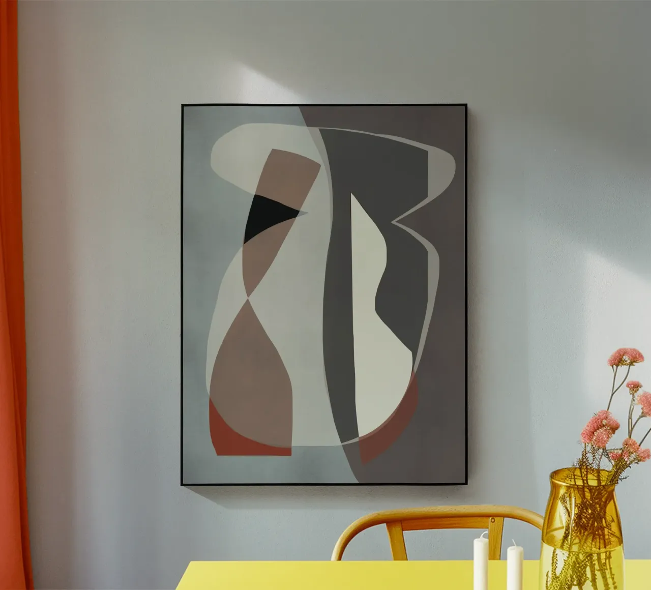 Gelaagde vormen acryl van Little Dean