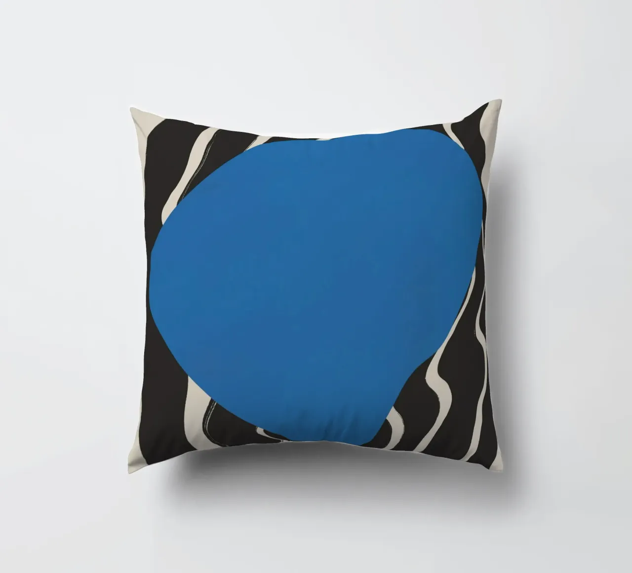 Blu ordito cuscino da Little Dean