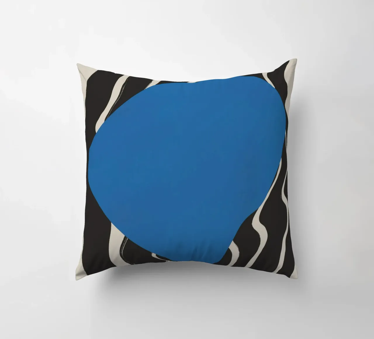 Blu ordito cuscino da Little Dean