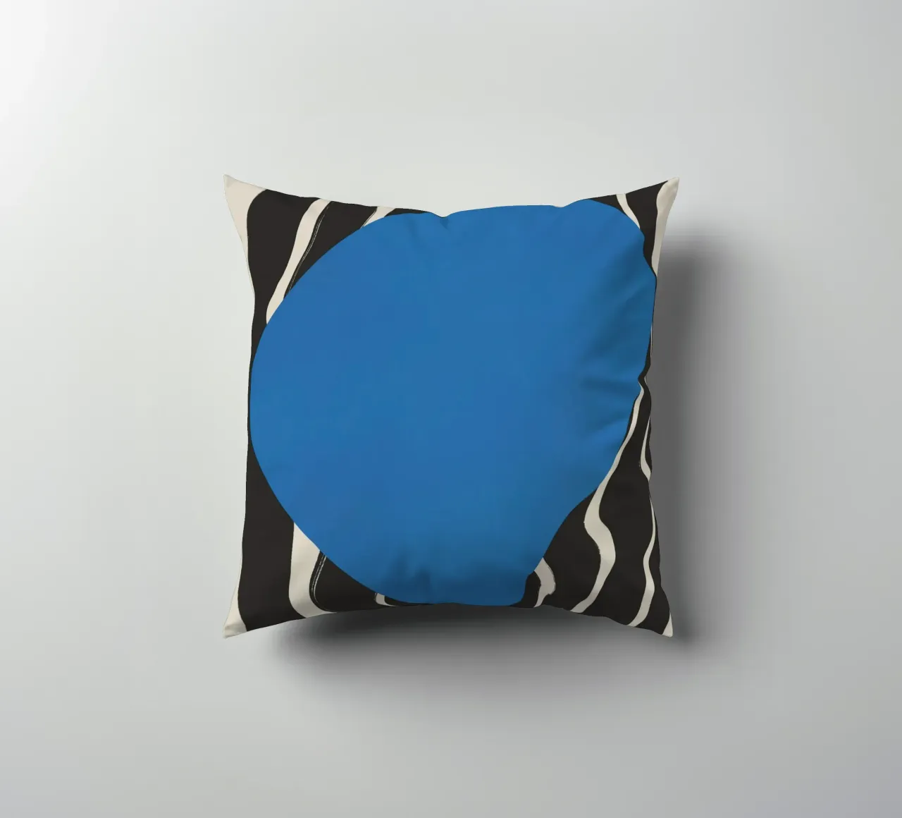 Blu ordito cuscino da Little Dean