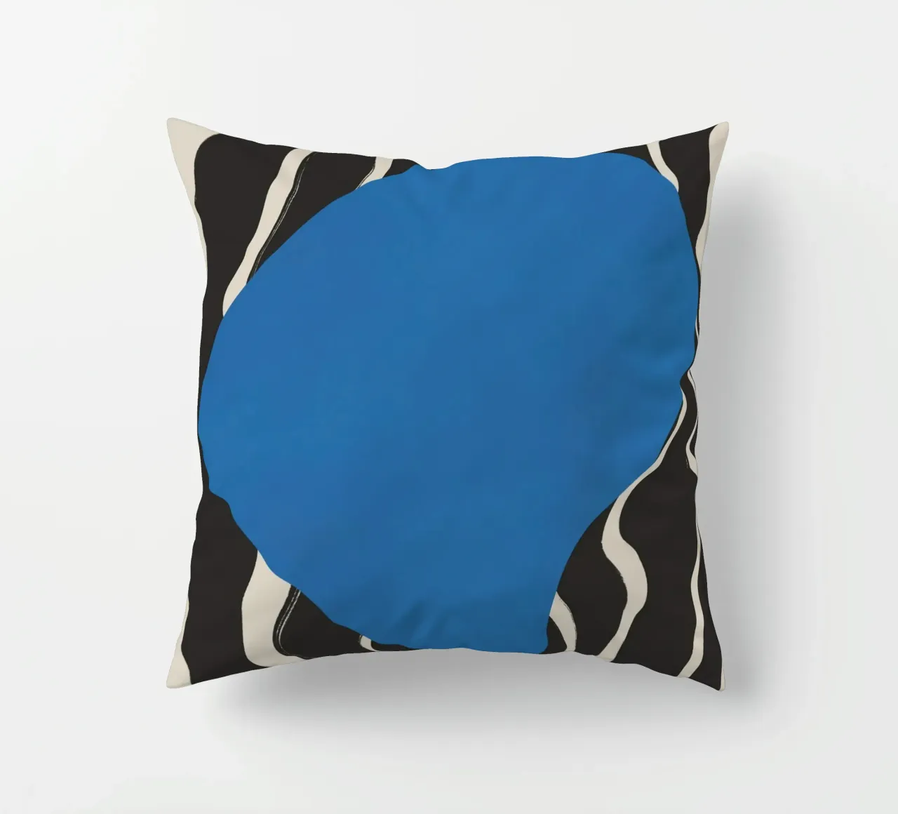 Blu ordito cuscino da Little Dean