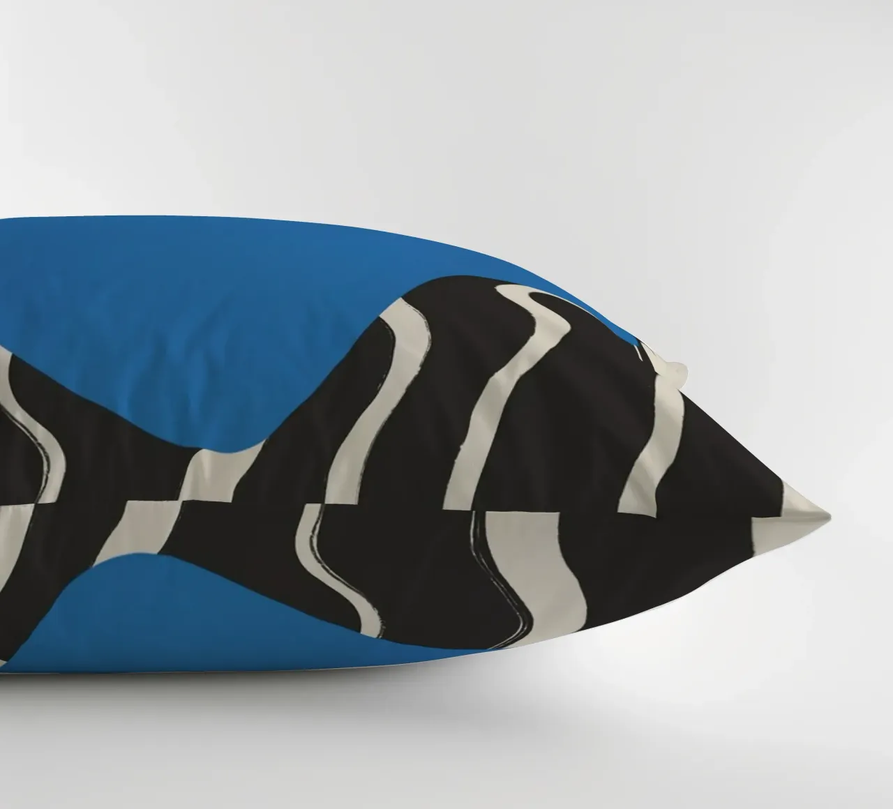 Blu ordito cuscino da Little Dean