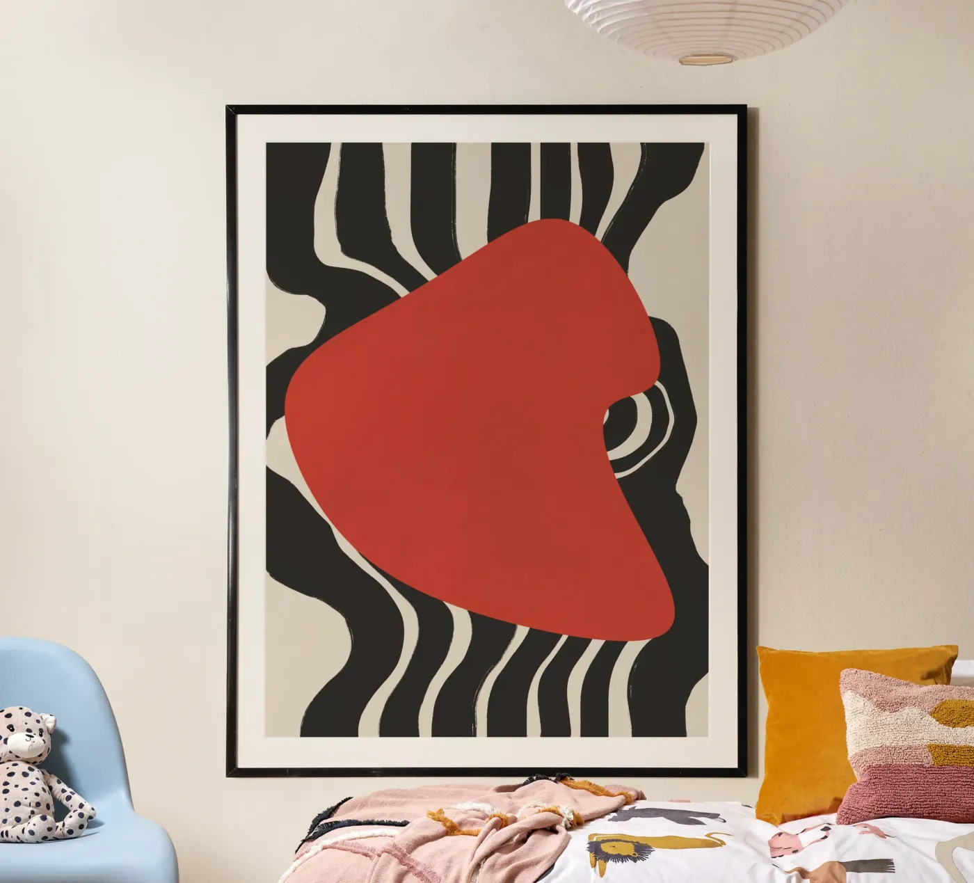 Warp Rood poster van Little Dean