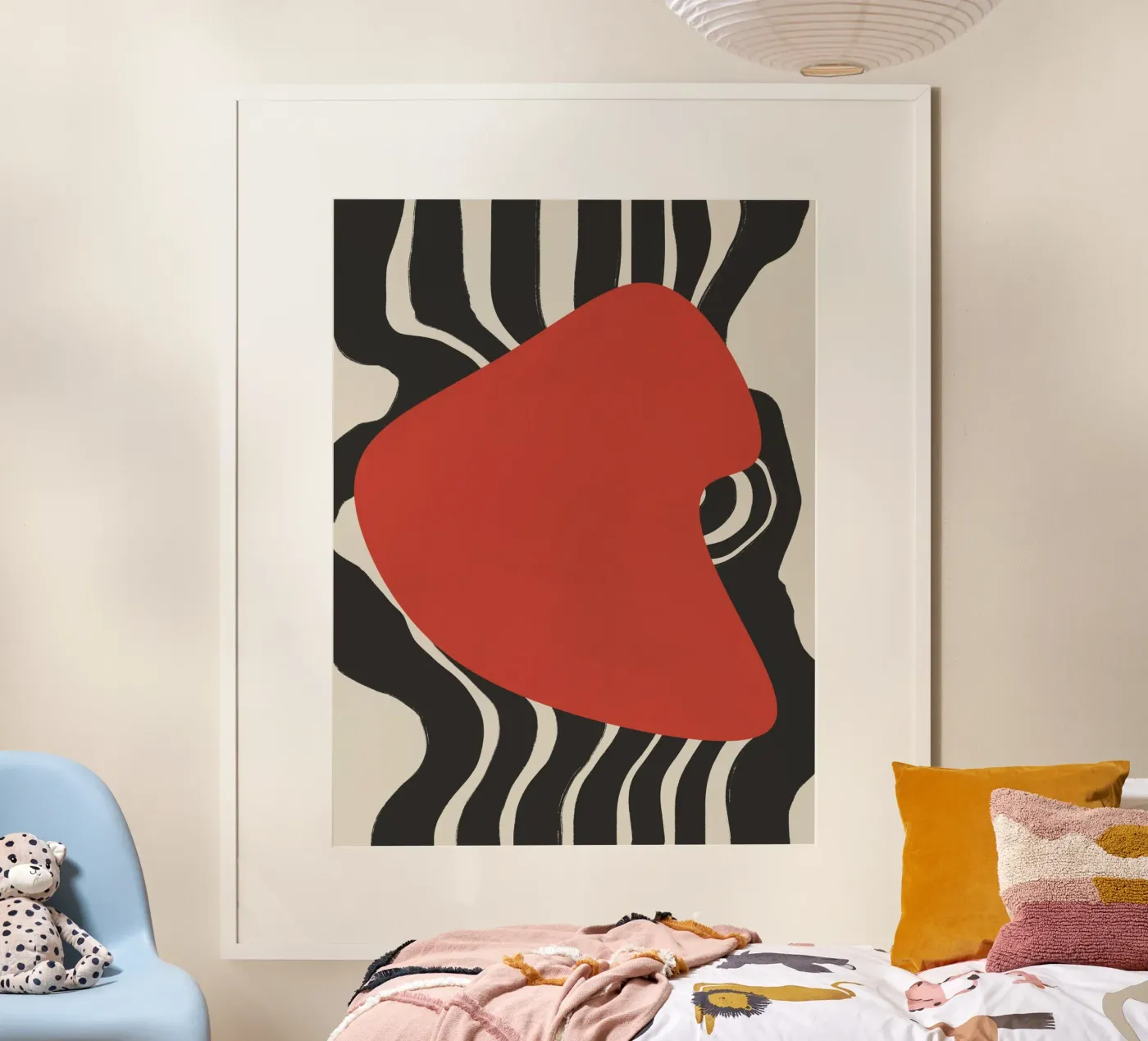 Warp Rood poster van Little Dean