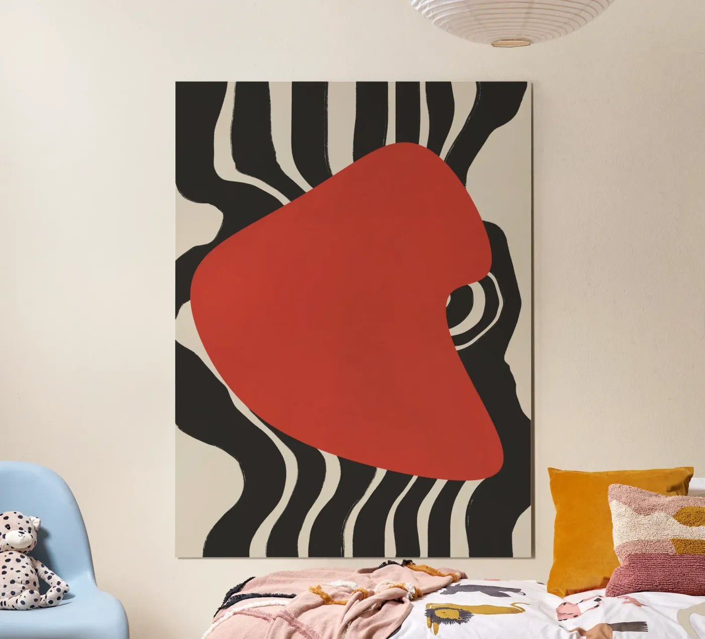 Warp Rood poster van Little Dean