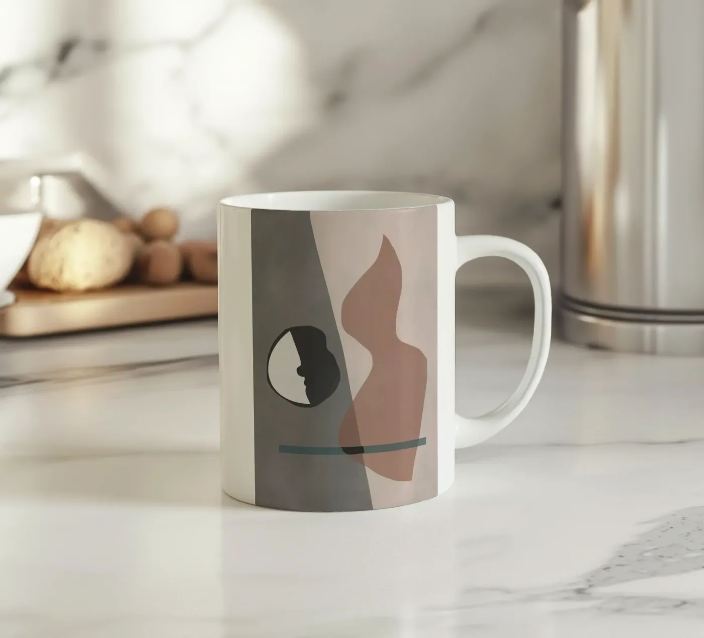 Whisper ceramic mug by Little Dean