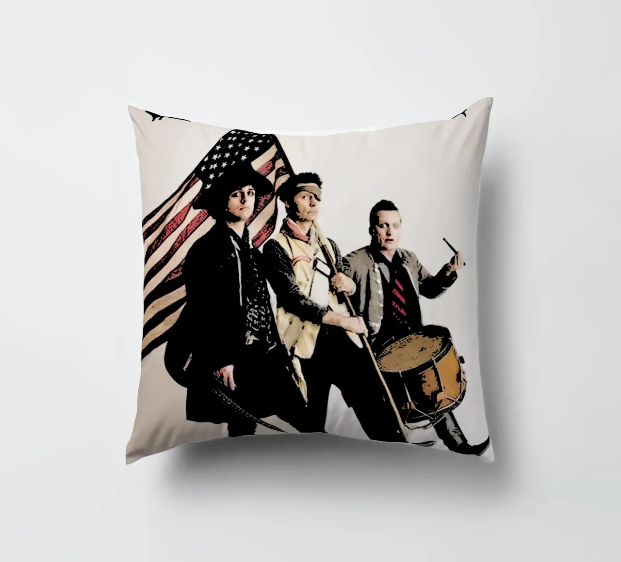 Green Day Band Musik Punk 6 Kunst Kissen von music soul