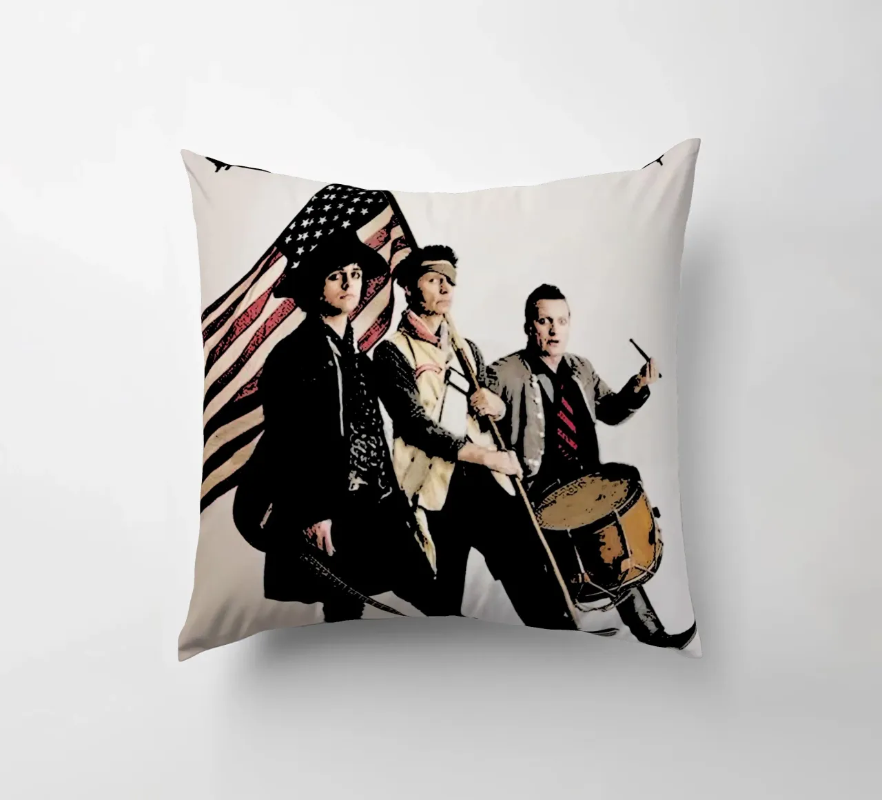 Green Day Band Musik Punk 6 Kunst Kissen von music soul