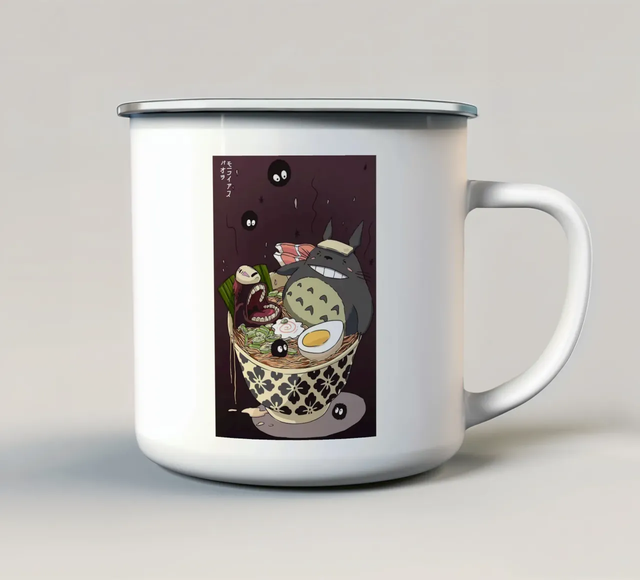 Totoro Bowl, 1988 tazza in smalto da Shin Store
