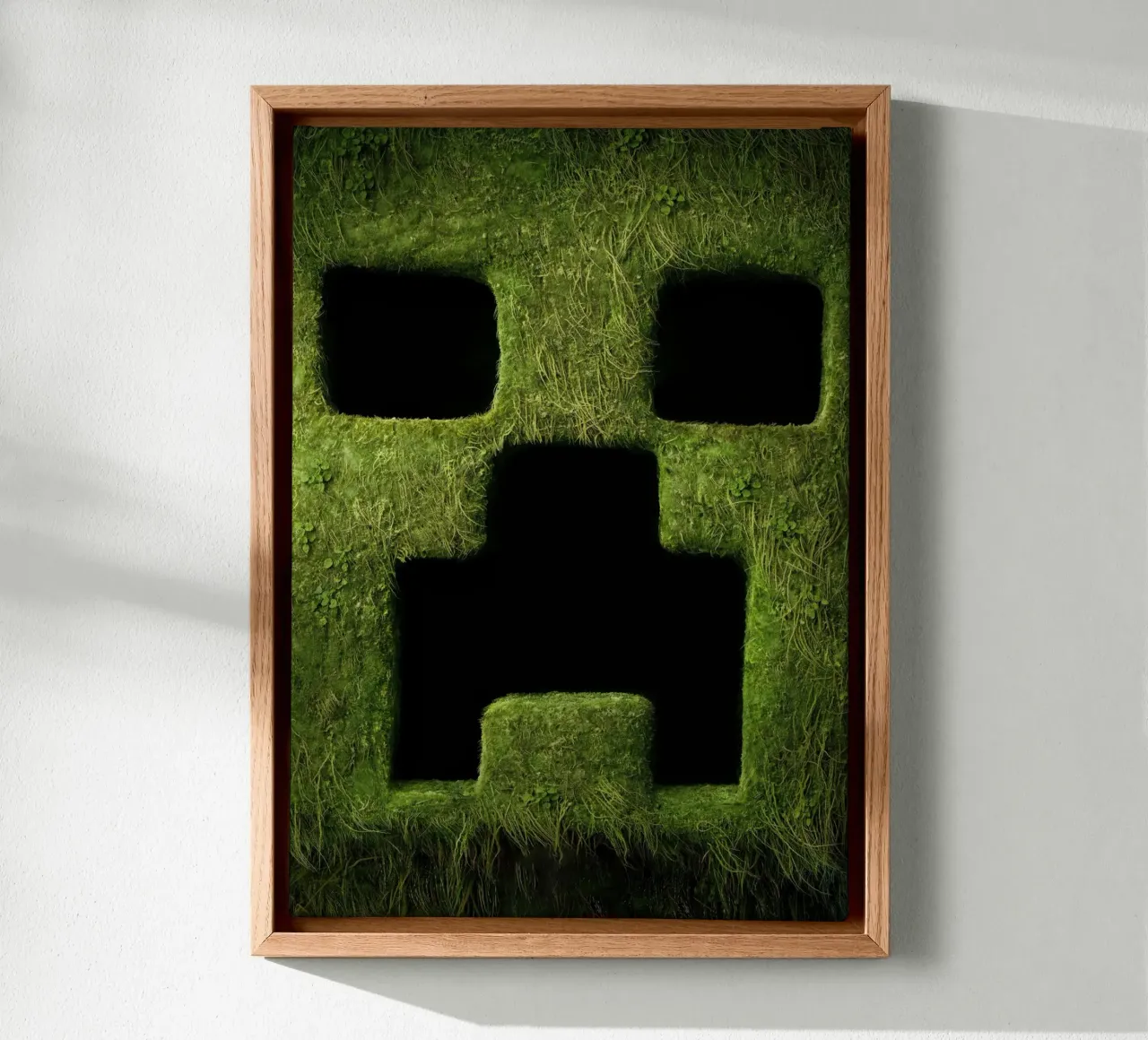 GrassCraft canvas with Floater frame by NextPixel