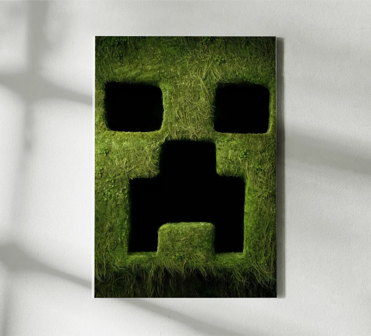 GrassCraft canvas with Floater frame by NextPixel
