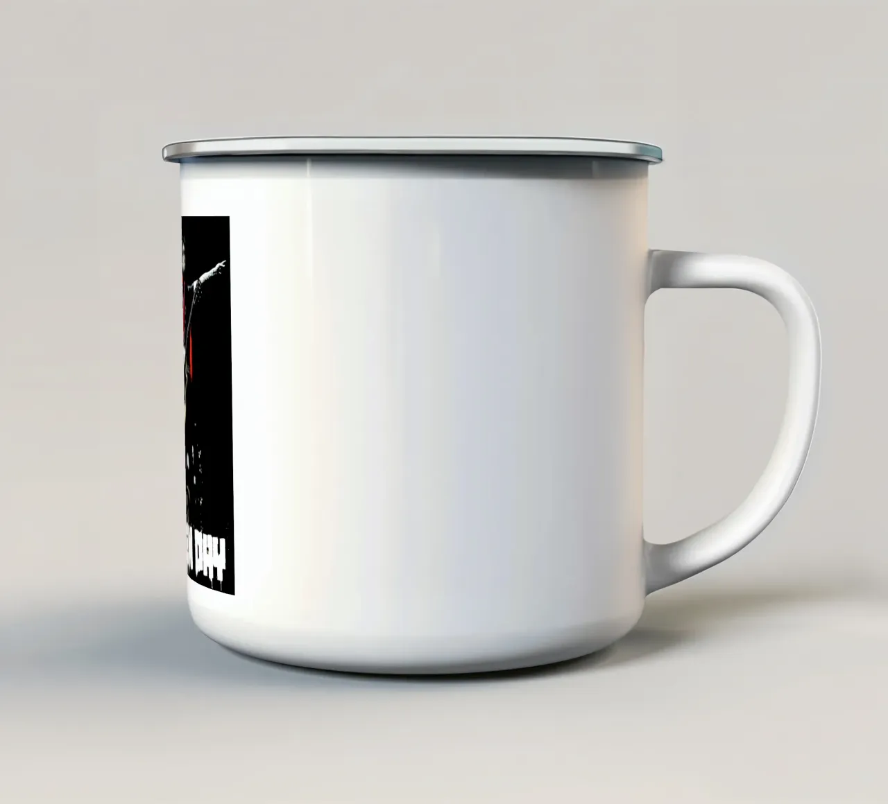 Green Day Band Musik Punk 7 Kunst Emaille Tasse von music soul