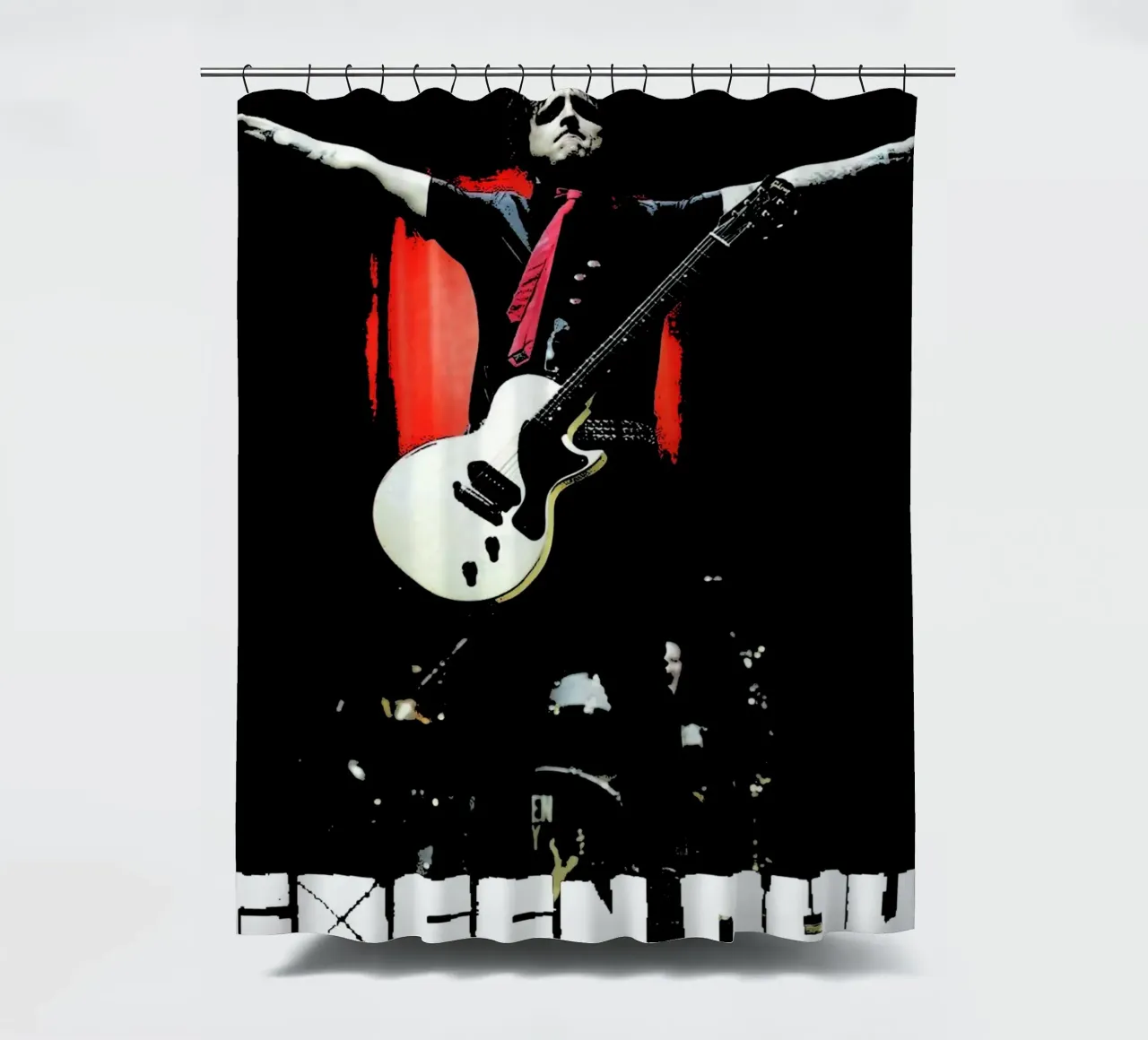 Green Day Band Musik Punk 7 Kunst Duschvorhang von music soul