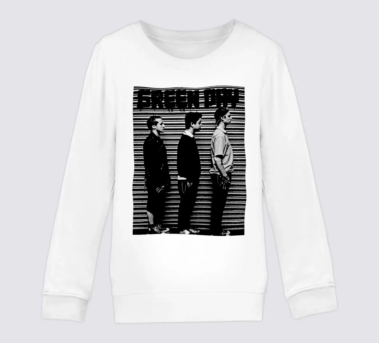 Green Day Band Musik Punk 5 Kunst Kinder Sweatshirt von music soul