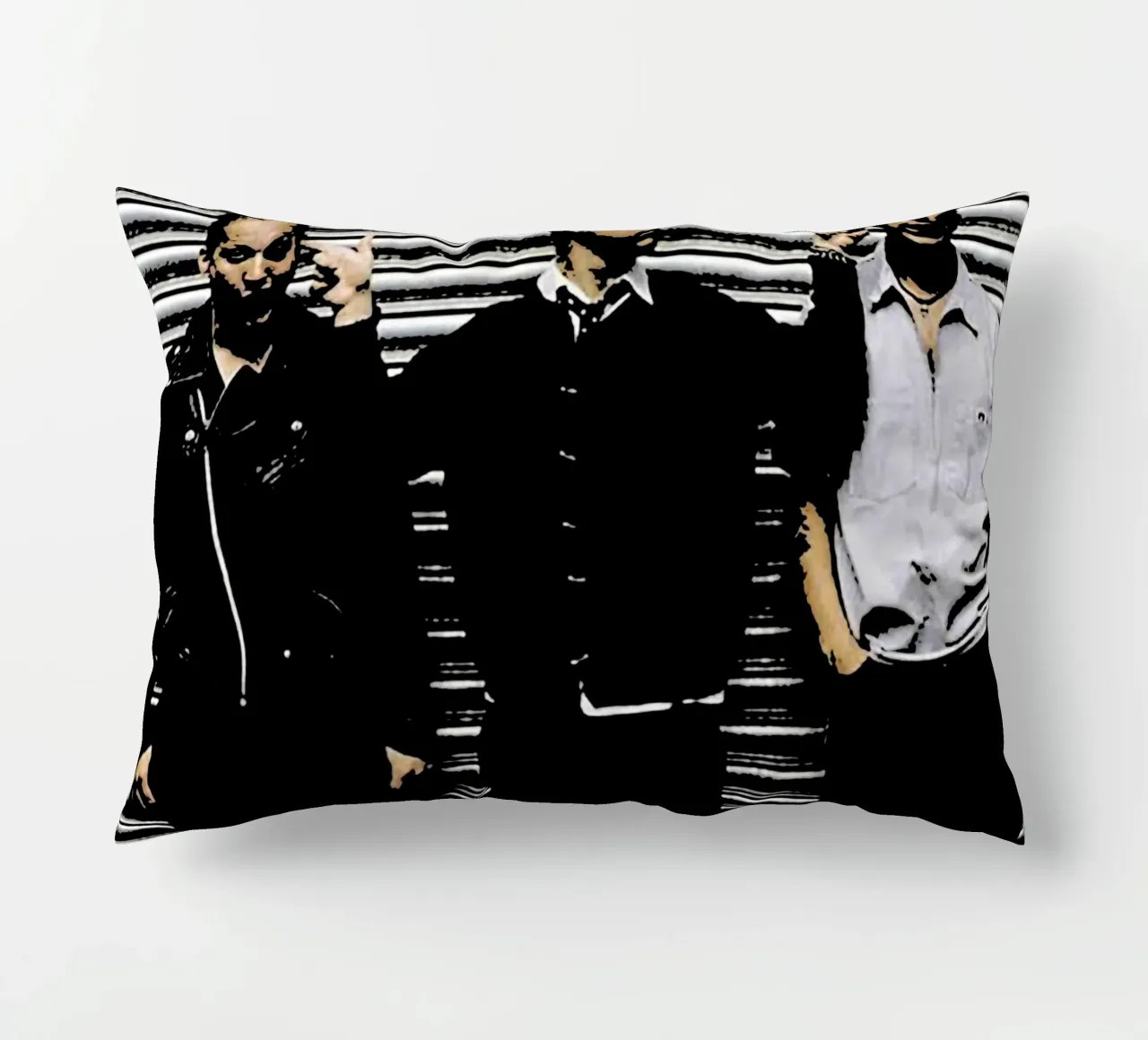 Green Day band music 5 Art decorative cushion by music soul