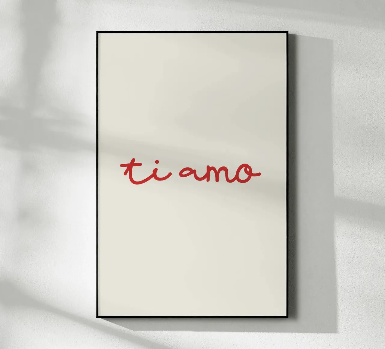 Ti Amo plexiglass da Trend Collection by Palmartprints