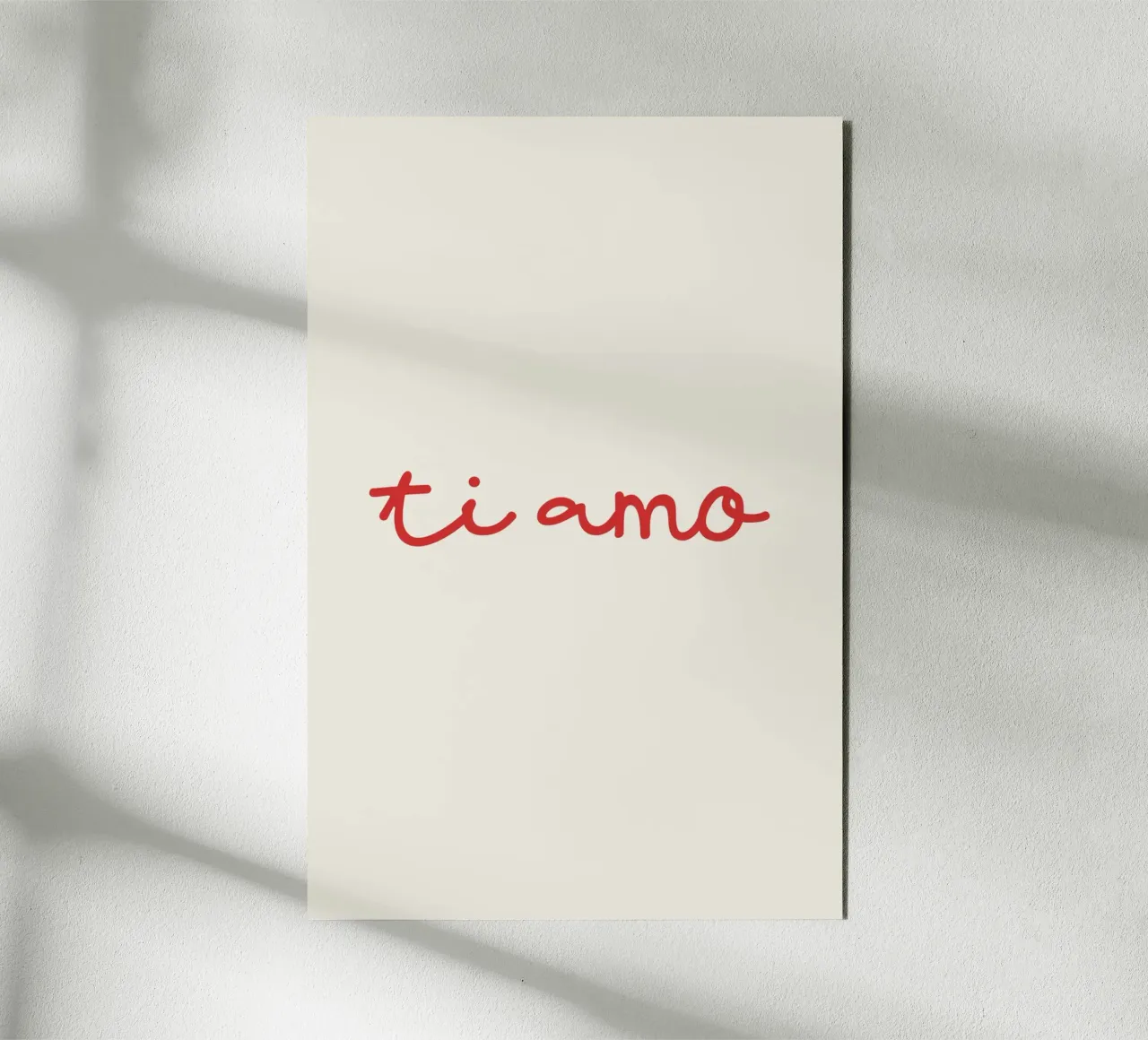 Ti Amo alluminio dibond da karenmenzenbach