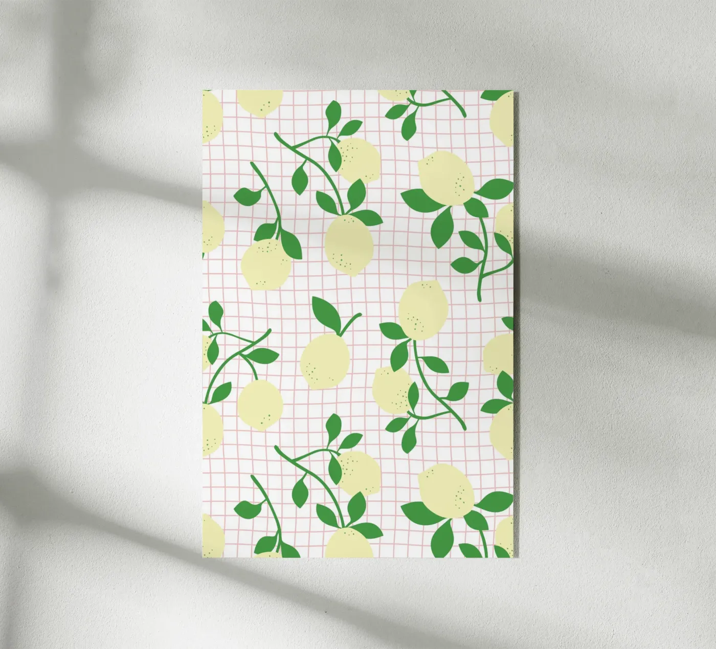 Limoni Pattern acrylic glass by Trend Collection by Palmartprints