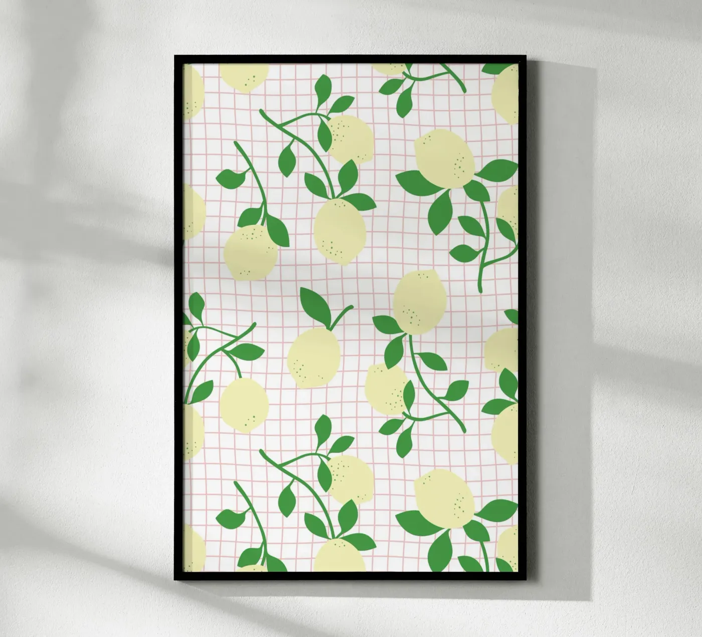 Limoni Pattern poster de Trend Collection by Palmartprints