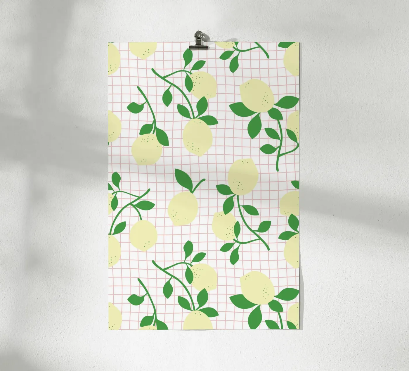 Limoni Pattern poster de Trend Collection by Palmartprints