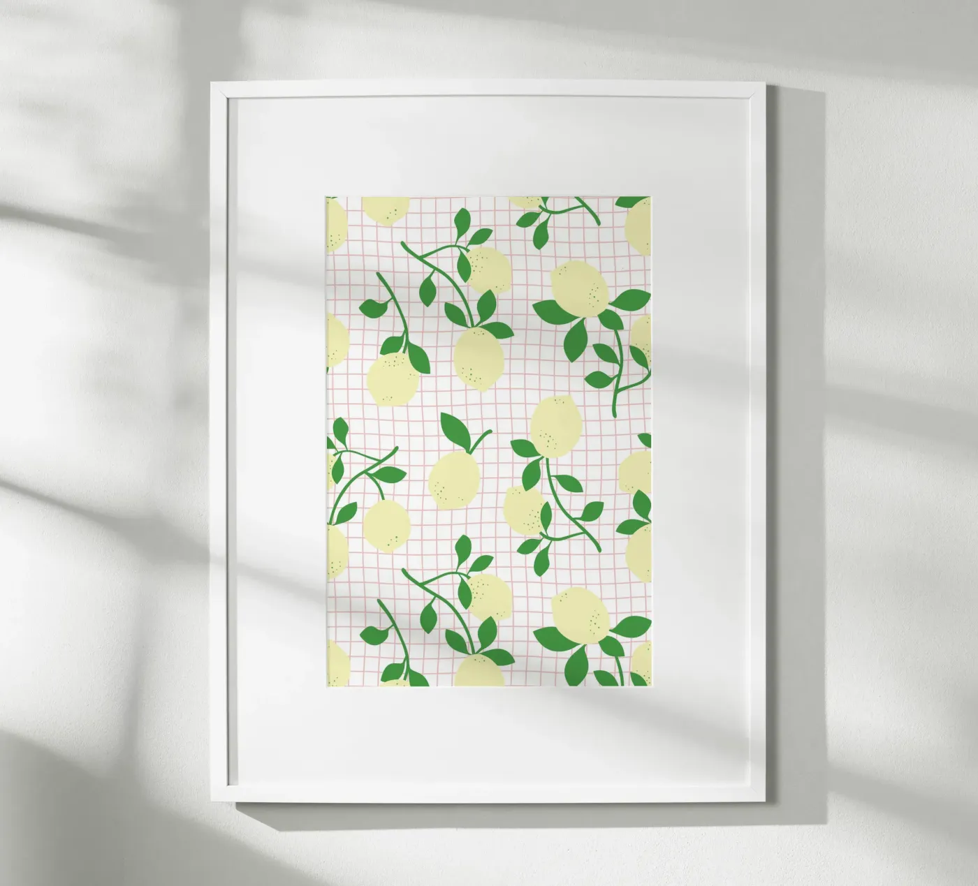 Limoni Pattern poster de Trend Collection by Palmartprints