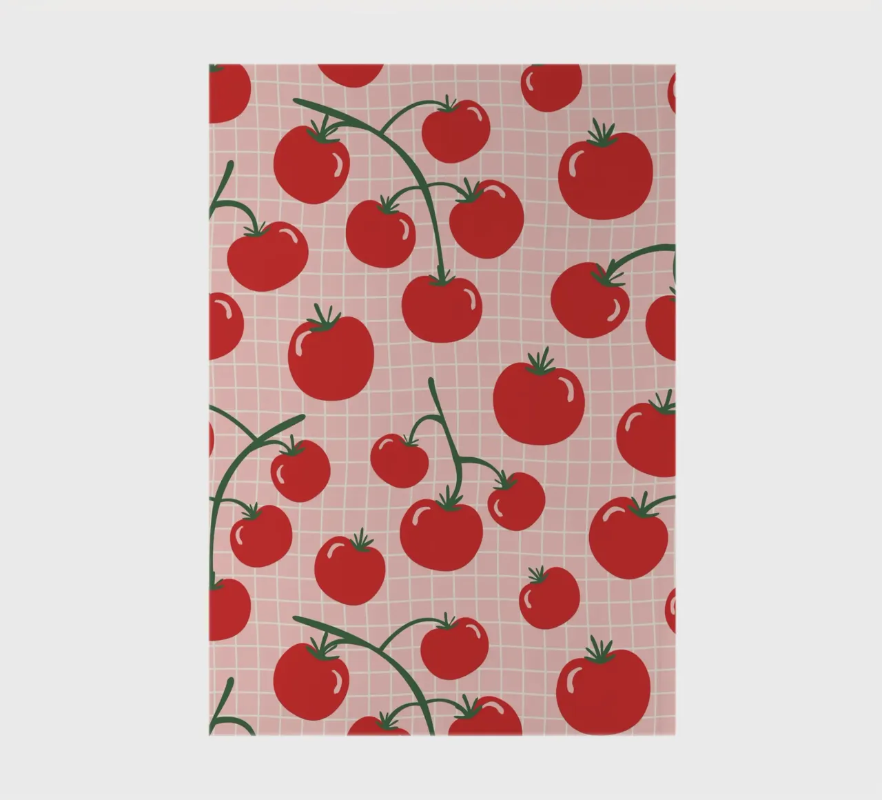 Pomodori Pattern notebook by Palmartprints