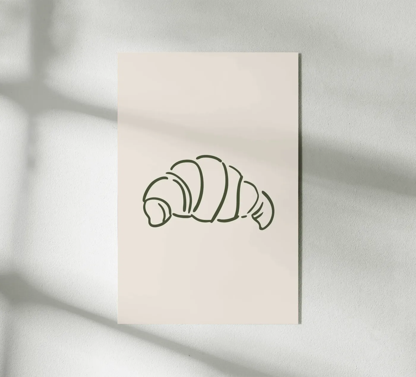 French Croissant plexiglass da Trend Collection by Palmartprints