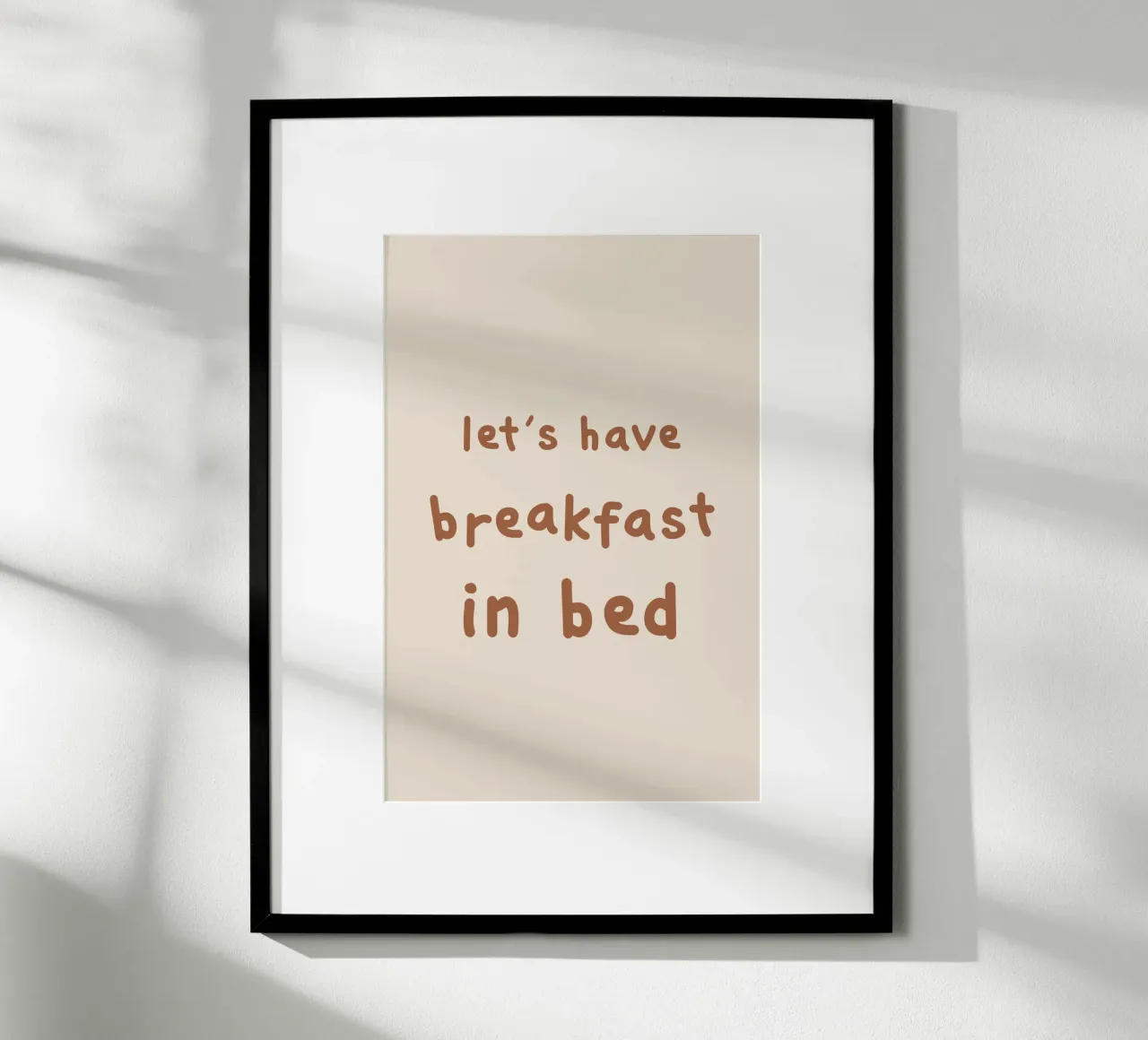 Let's have Breakfast in Bed carta hahnemühle da karenmenzenbach
