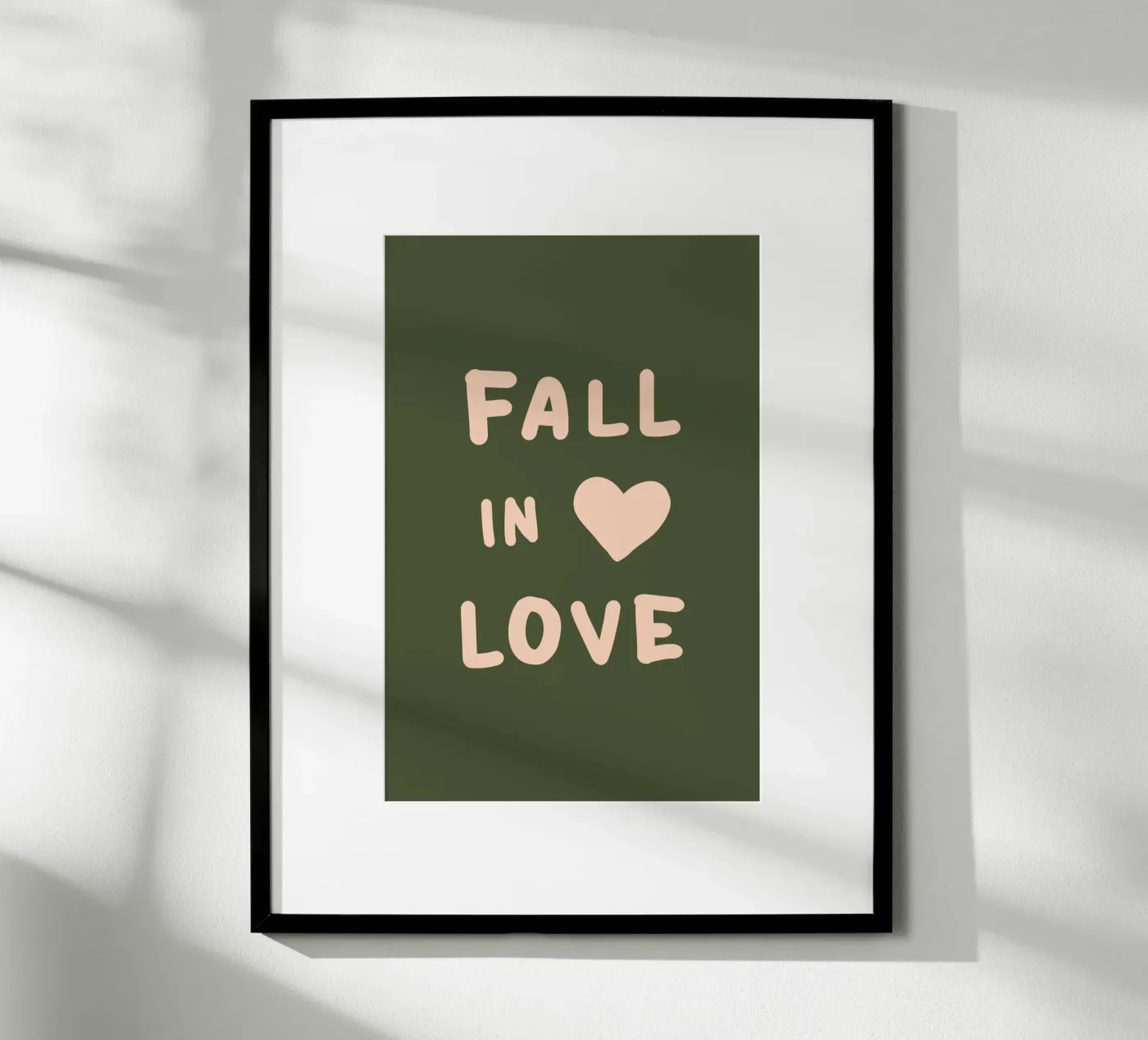 Fall in Love poster da Trend Collection by Palmartprints