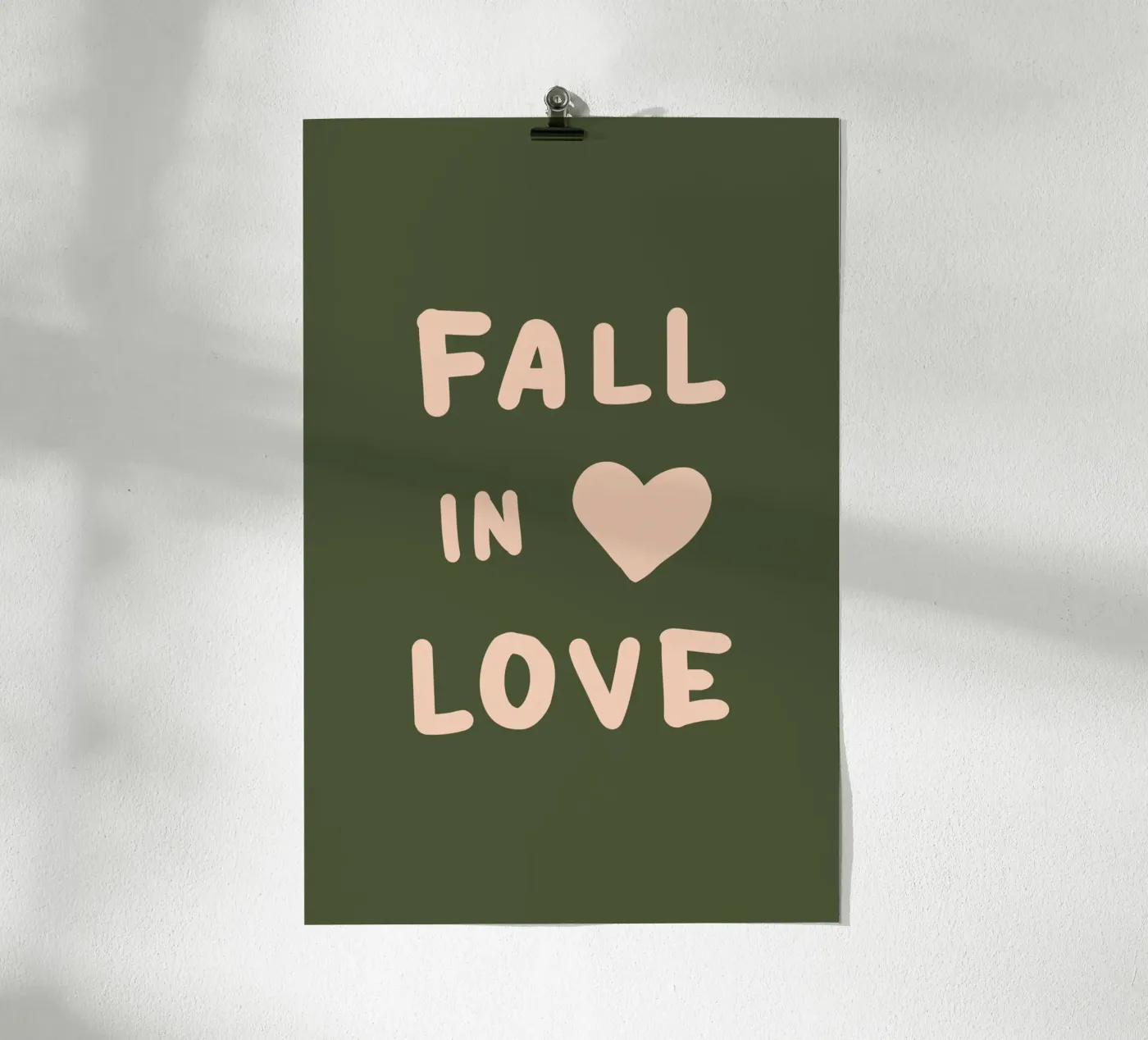 Fall in Love poster da Trend Collection by Palmartprints