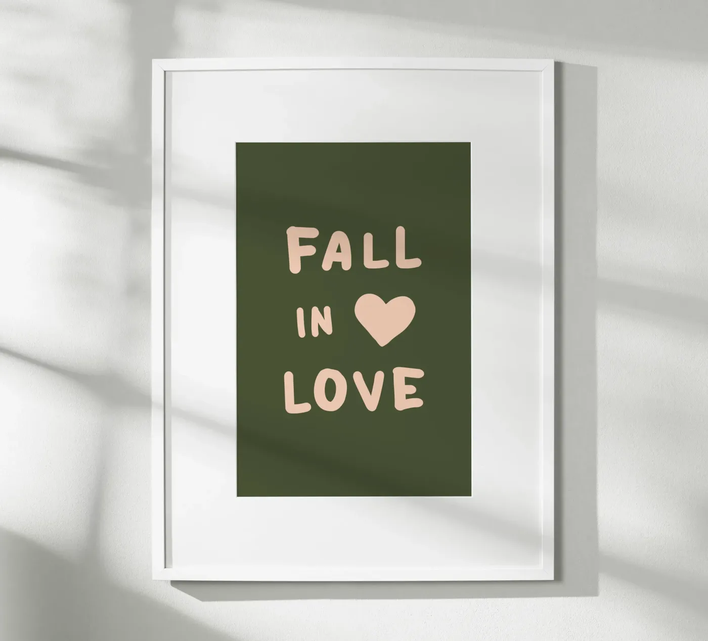 Fall in Love poster da Trend Collection by Palmartprints