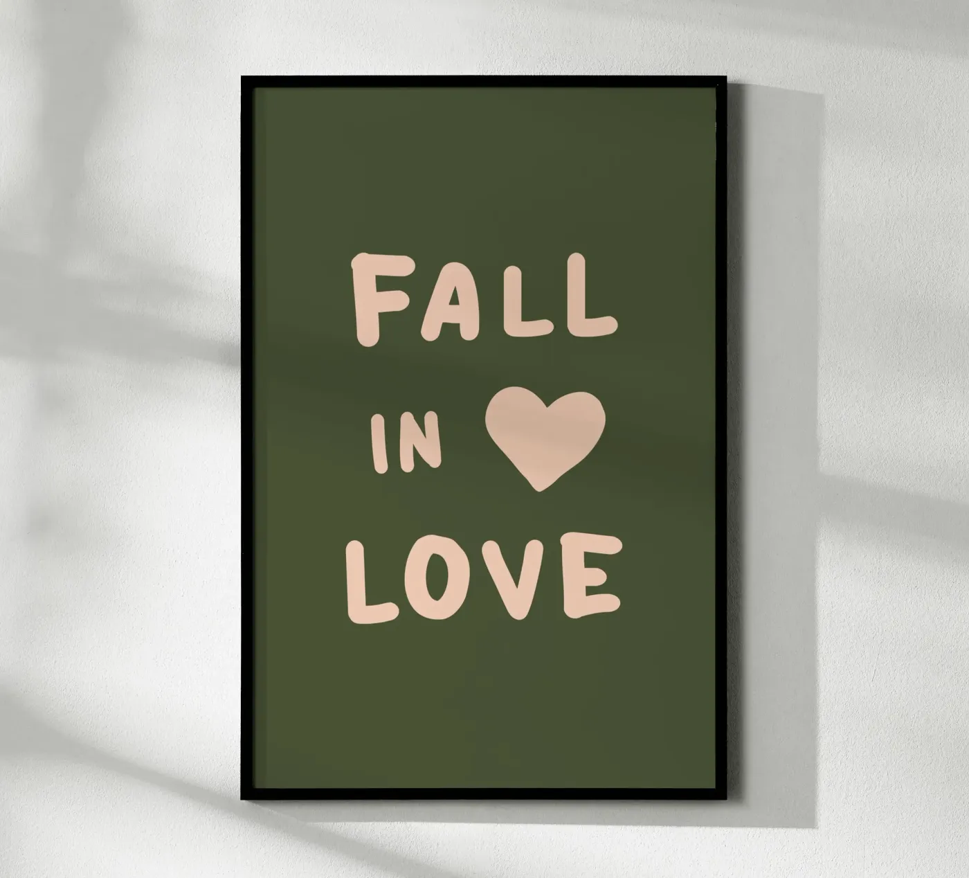 Fall in Love poster da Trend Collection by Palmartprints