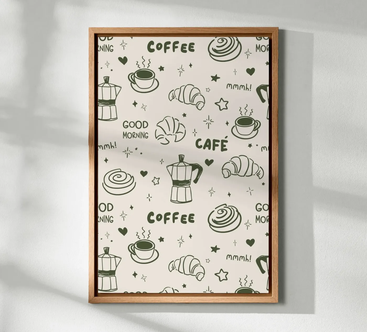 Coffee Lover Pattern tela da Trend Collection by Palmartprints