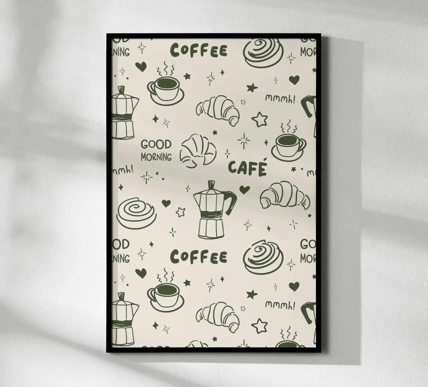 Coffee Lover Pattern poster da Trend Collection by Palmartprints
