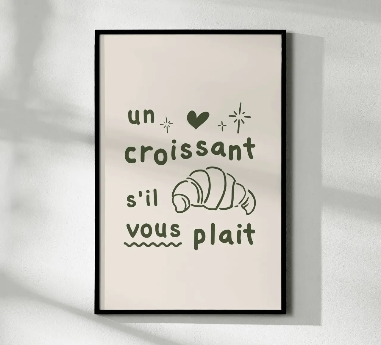 Un croissant s'il vous plait carta hahnemühle da karenmenzenbach